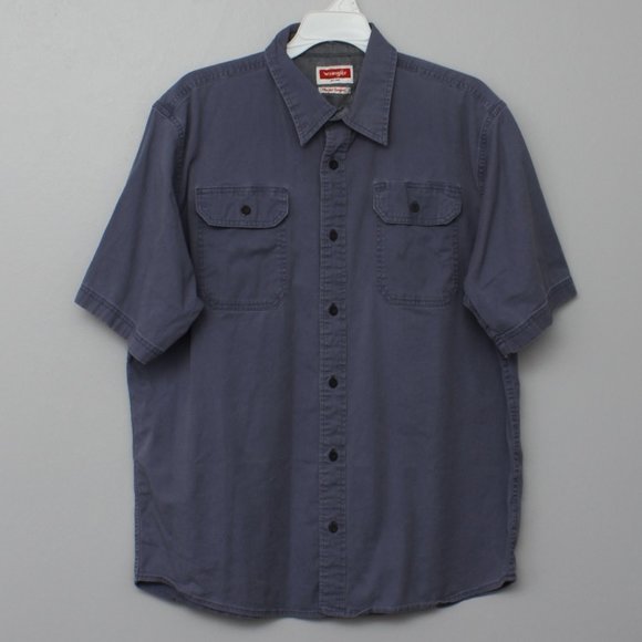 wrangler comfort flex shirt short sleeve